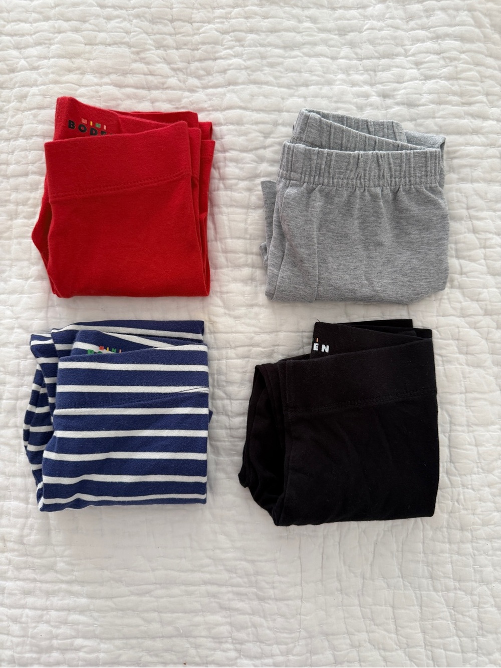 Mini Boden / Hanna Andersson Leggings Bundle, size 4 EUC
